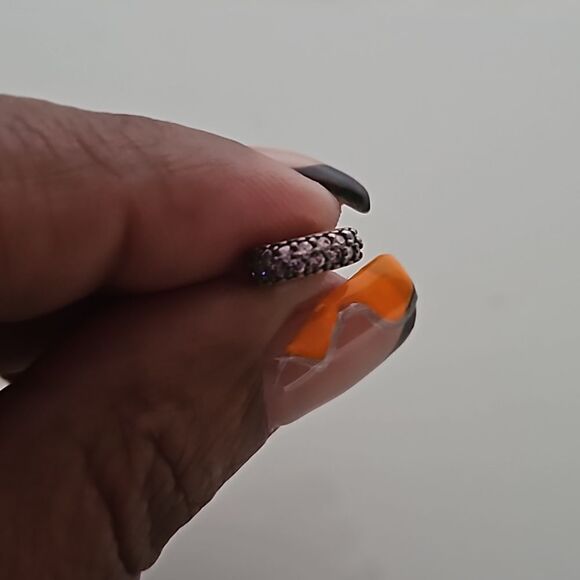 Pandora Authentic Sparkling Pink Spacer Charm With Stones - Picture 4 of 16